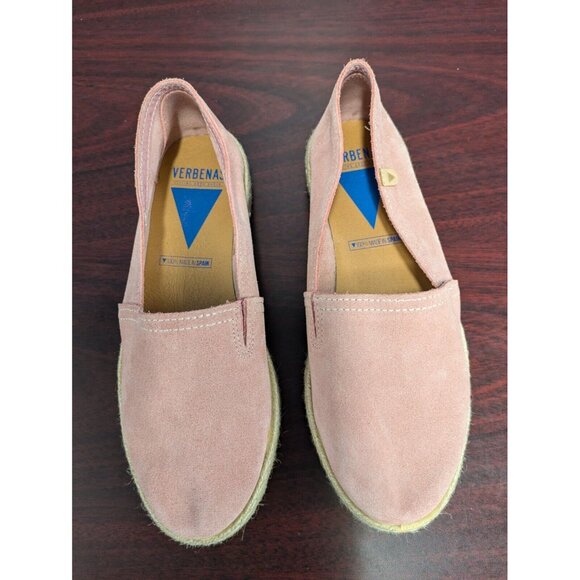 Verbenas Women’s Sz EU 38 Rose Pink Suede Espadrilles Flats Shoes Spain Rope EUC - Picture 15 of 15